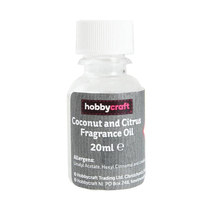 Hobbycraft Coconut And Citrus Candle Fragrance Oil 20ml