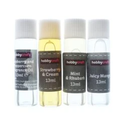 Hobbycraft Juicy Candle And Soap Fragrance Oils 13ml 4 Pack
