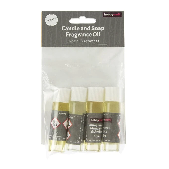 Hobbycraft Exotic Candle And Soap Fragrance Oils 13ml 4 Pack - Image 3