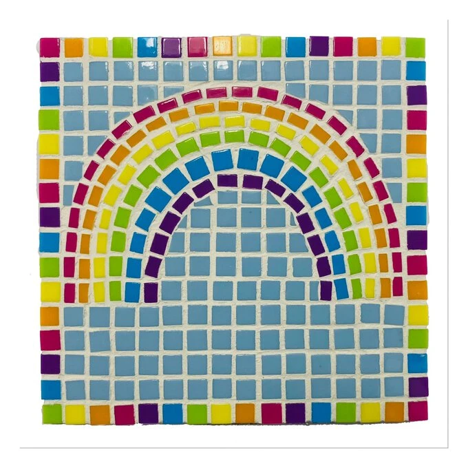 Hobbycraft Rainbow Mosaic Coaster Kit