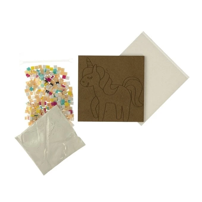 Hobbycraft Unicorn Mosaic Coaster Kit - Image 2