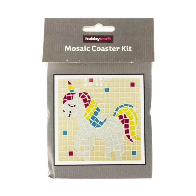 Hobbycraft Unicorn Mosaic Coaster Kit - Image 3