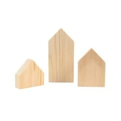 Hobbycraft Wooden Houses 3 Pack