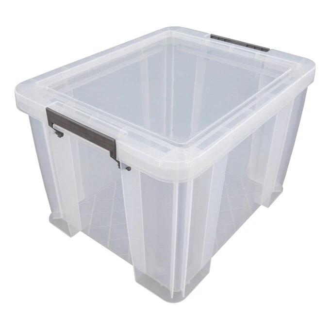 Whitefurze Allstore Clear Storage Box 36 Litres - Image 3
