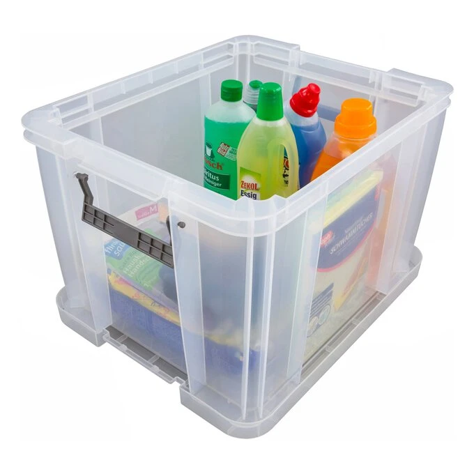 Whitefurze Allstore Clear Storage Box 36 Litres - Image 5