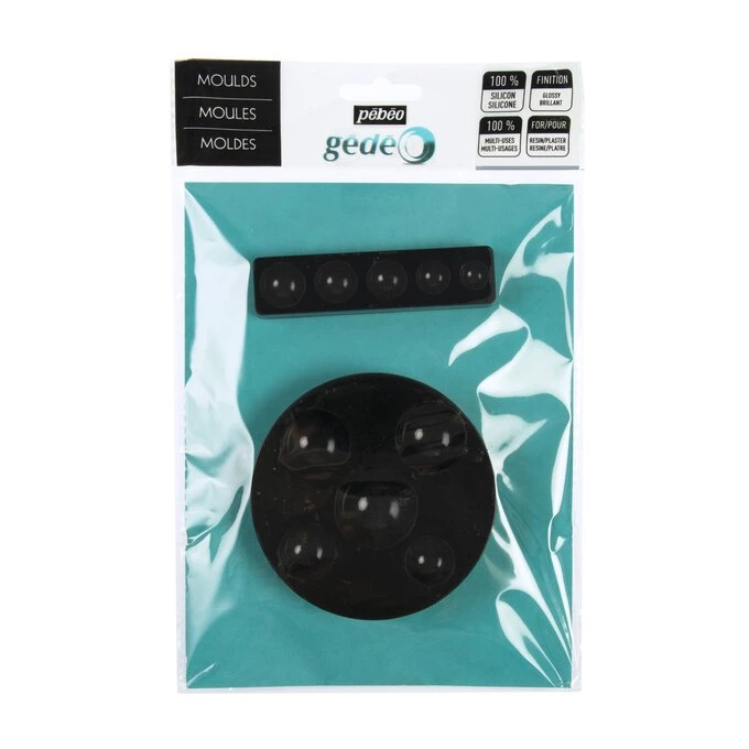 Pebeo Gedeo Half Sphere Moulds 2 Pack - Image 6