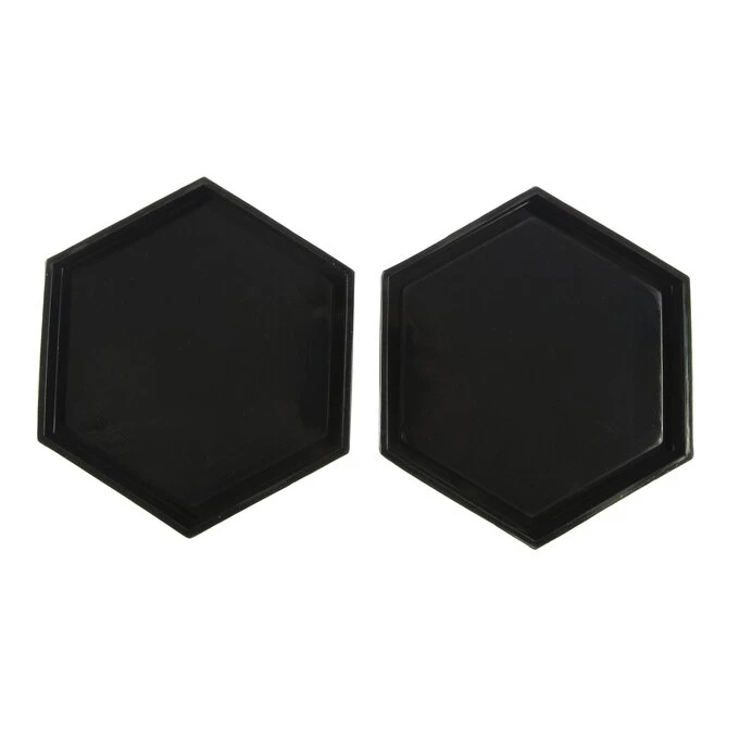Pebeo Gedeo Hexagon Coaster Moulds 2 Pack - Image 4