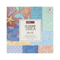 Hobbycraft Under The Sea 12 X 12 Inches Paper Pack 32 Sheets