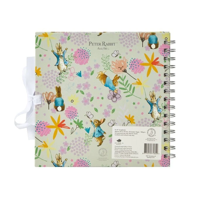 Spiral Bound Peter Rabbit Spring Scrapbook 8 X 8 Inches - Image 2