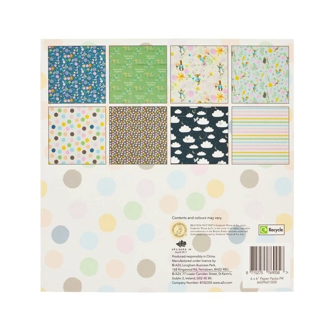 Peter Rabbit Paper Pad 6 X 6 Inches 32 Sheets - Image 2