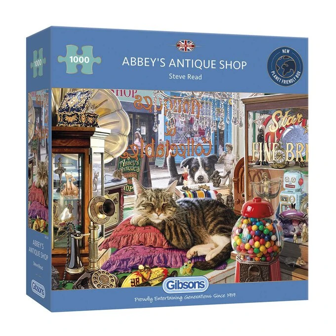 Gibsons Abbey’s Antique Shop Jigsaw Puzzle 1000 Pieces